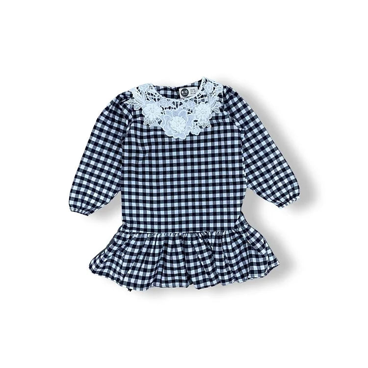 Evelyn embroidered dress dress North Kidzz 