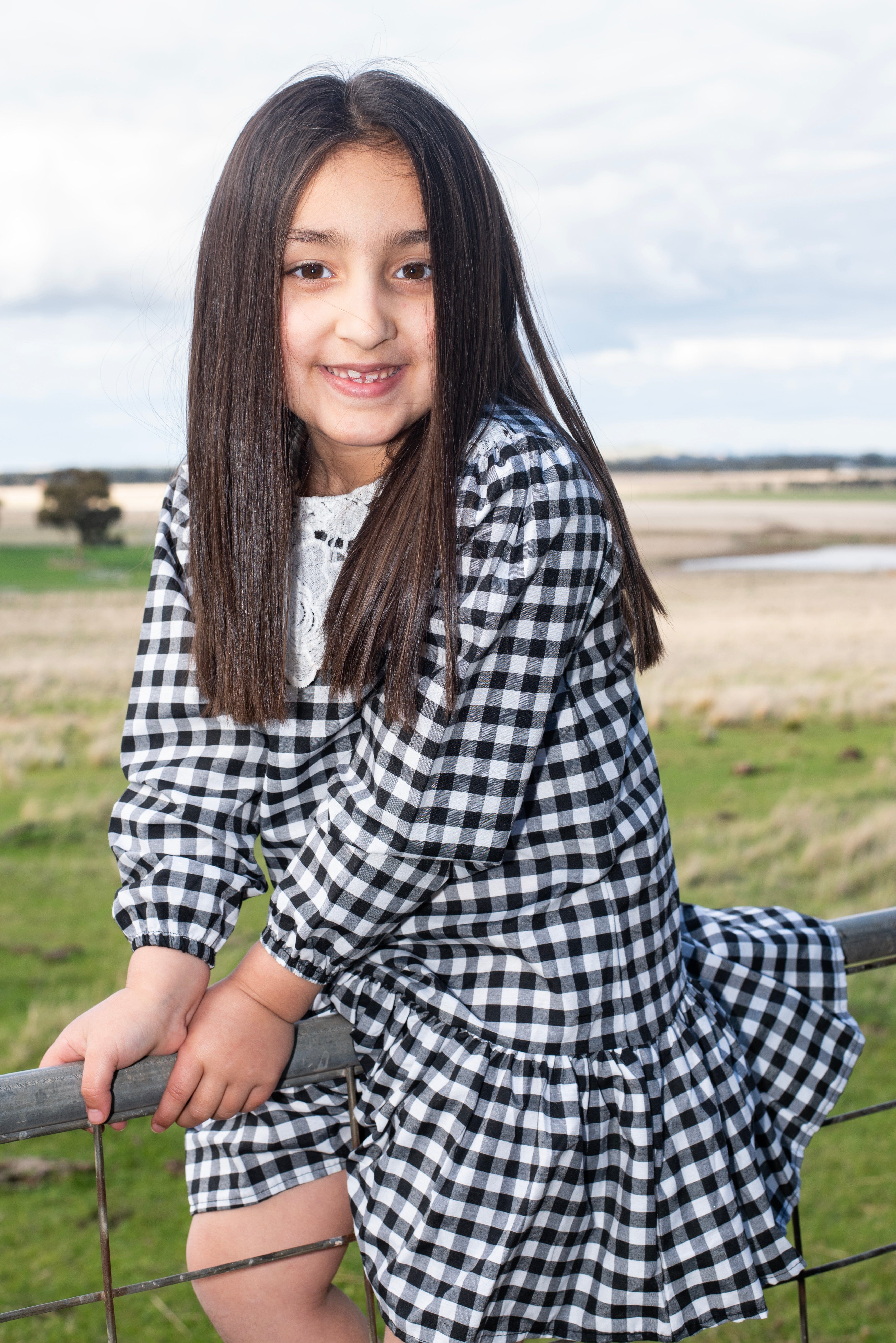 Evelyn embroidered dress dress North Kidzz 