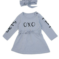 xoxo dress infinityfashion.com.au Grey blue 6-9 