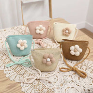 straw bag flower North Kidzz 