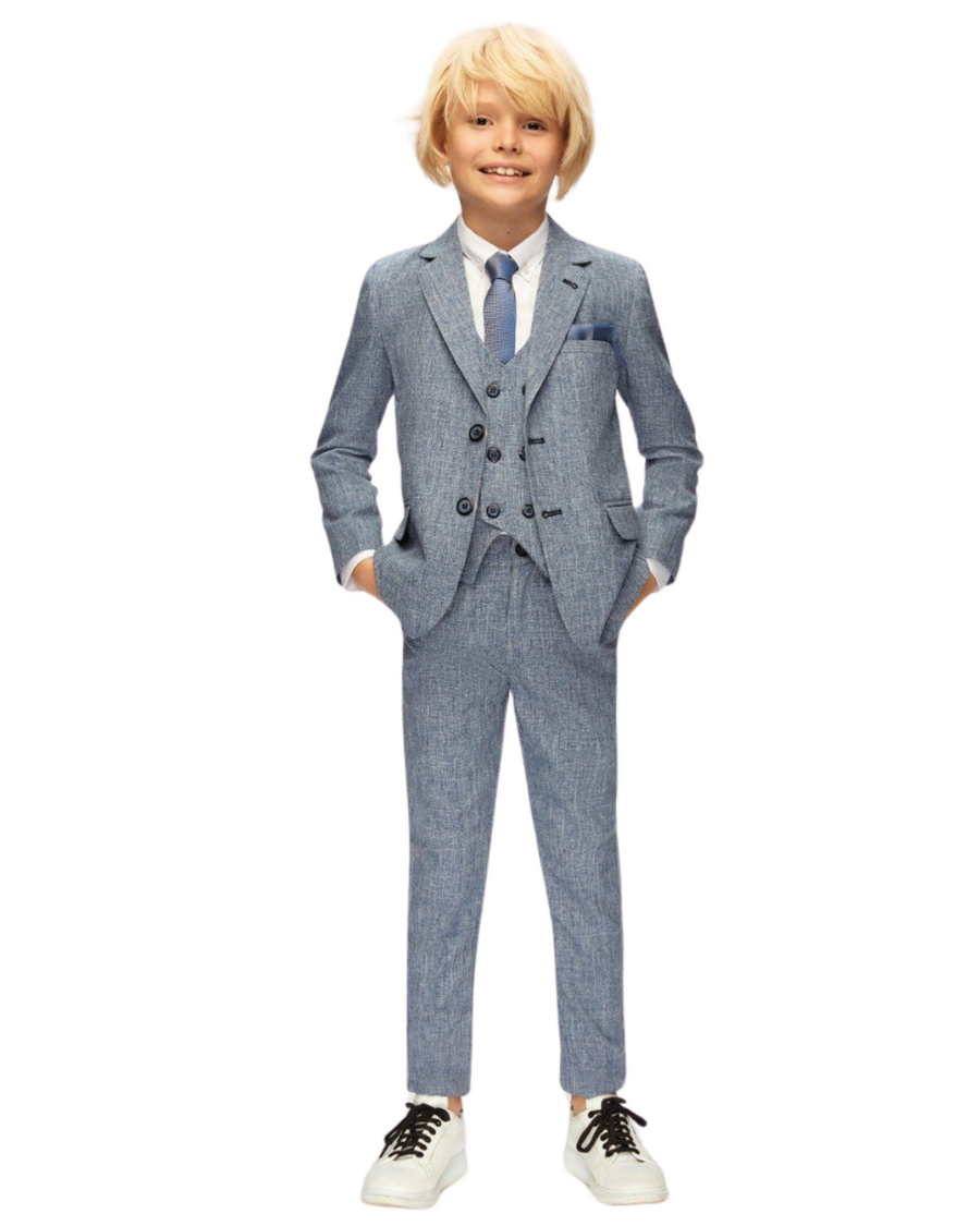 Boys check 5 piece suit 1-5 yrs