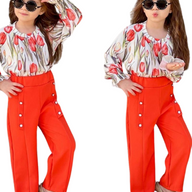 floral girls suit