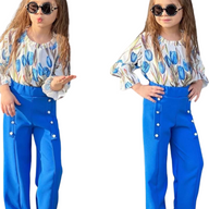 floral girls suit