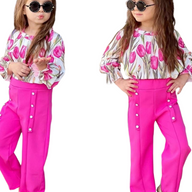 floral girls suit