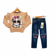 cool cat jeans set