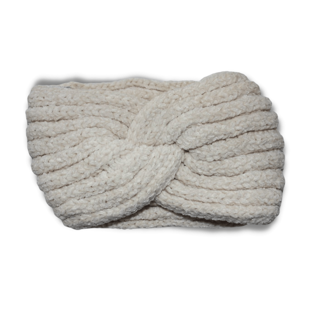 Crochet Headband infinityfashion.com.au Beige 